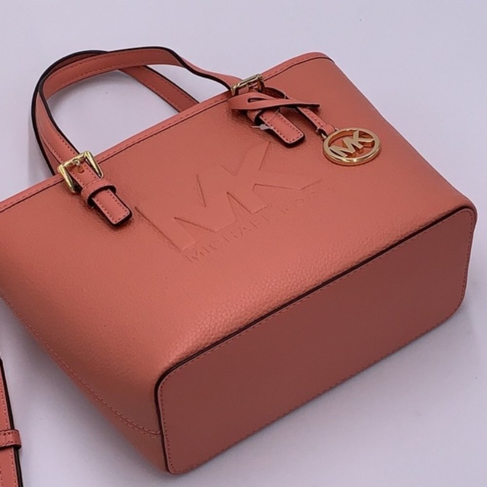 Michael Kors Xs Cryl Conv Tz Tote Sherbert Leather - Picture 7 of 16